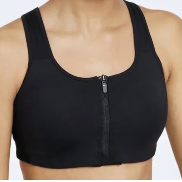 🌻NEW Nike Dri-Fit Women's High-Support Padded Front-Zip Sports Bra Size XS - Picture 6 of 9